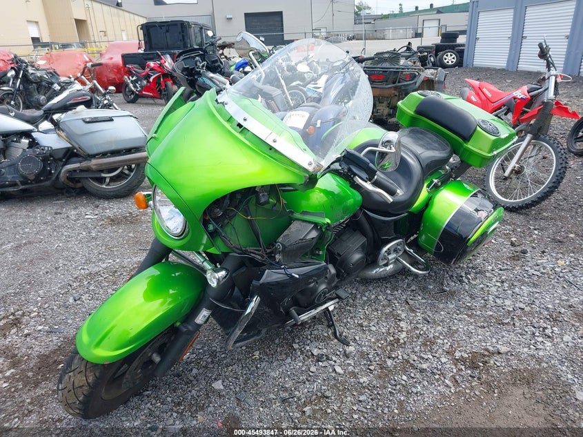 2012 Kawasaki Vulcan VIN JKBVNRJ15CA005394 IAAI salvage auction — FRONT END, Salvage Title, sold $950 on 2026-09-04 (photo 2)