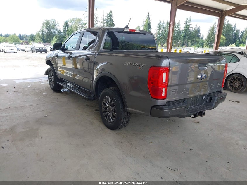 2021 Ford Ranger VIN 1FTER4FHXMLD44164 IAAI salvage auction — FRONT END, Bill Of Sale (Washington), sold $7,100 on 2026-07-29 (photo 3)