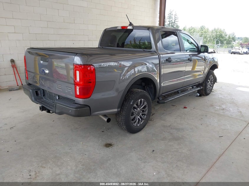 2021 Ford Ranger VIN 1FTER4FHXMLD44164 IAAI salvage auction — FRONT END, Bill Of Sale (Washington), sold $7,100 on 2026-07-29 (photo 4)