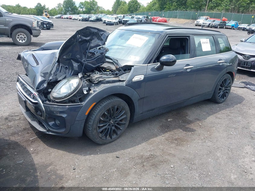 2017 Mini Clubman VIN WMWLN9C56H2E49175 IAAI salvage auction — FRONT & REAR, Salvage (Pennsylvania), sold $25 on 2026-07-14 (photo 2)