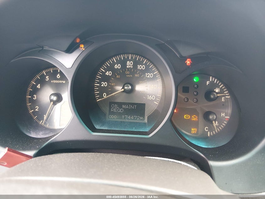 2006 Lexus Gs 300 VIN JTHBH96S265026432 IAAI salvage auction — NORMAL WEAR, Nrc Lienholder Repossession Paperwork (Texas), sold $425 on 2026-07-29 (photo 7)