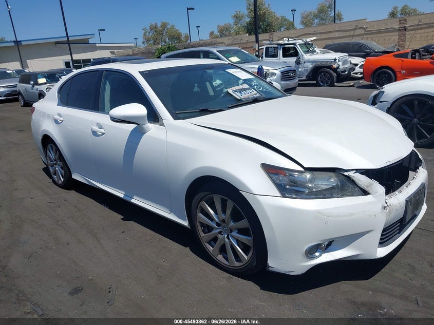 2015 Lexus Gs VIN JTHBE1BL2FA001434 IAAI salvage auction — FRONT END, Salvage Certificate (California), sold $4,200 on 2026-07-10 (photo 1)