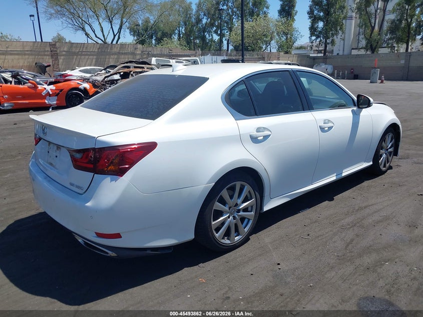 2015 Lexus Gs VIN JTHBE1BL2FA001434 IAAI salvage auction — FRONT END, Salvage Certificate (California), sold $4,200 on 2026-07-10 (photo 4)