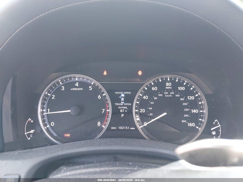2015 Lexus Gs VIN JTHBE1BL2FA001434 IAAI salvage auction — FRONT END, Salvage Certificate (California), sold $4,200 on 2026-07-10 (photo 7)