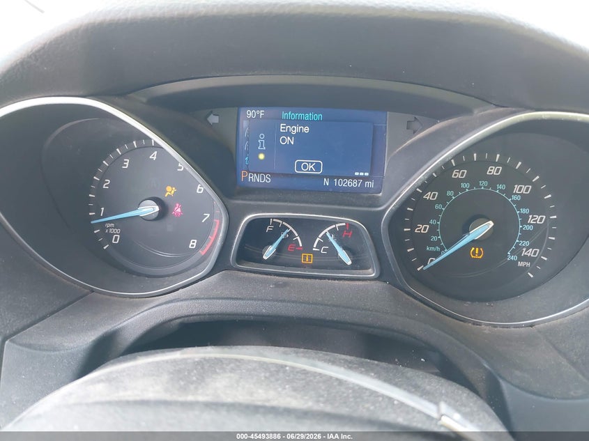 2014 Ford Focus VIN 1FADP3K26EL327222 IAAI salvage auction — FRONT END, Salvage Title, sold $550 on 2026-08-01 (photo 7)