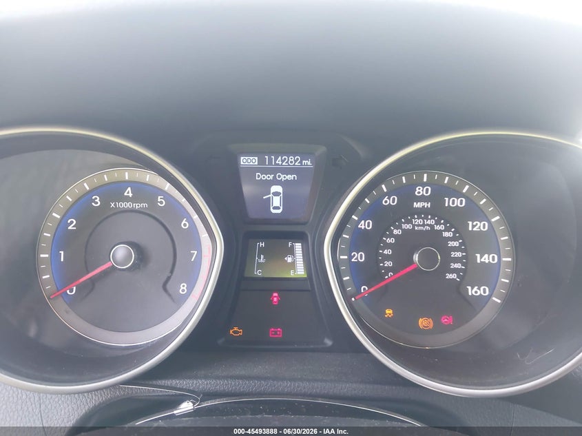 2013 Hyundai Elantra VIN KMHD35LE9DU071415 IAAI salvage auction — NORMAL WEAR, Salvage Title, sold $925 on 2026-07-28 (photo 7)