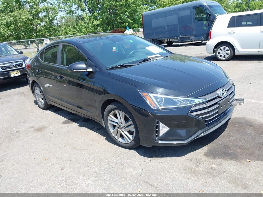 2019 Hyundai Elantra VIN KMHD84LF4KU863621 IAAI salvage auction — REAR END, Salvage (Arizona), sold $3,700 on 2026-07-20 (photo 1)