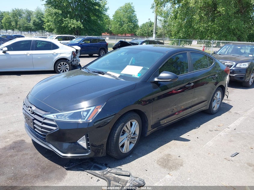 2019 Hyundai Elantra VIN KMHD84LF4KU863621 IAAI salvage auction — REAR END, Salvage (Arizona), sold $3,700 on 2026-07-20 (photo 2)