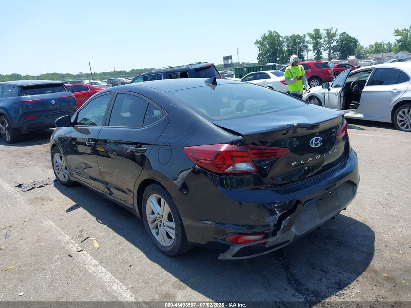 2019 Hyundai Elantra VIN KMHD84LF4KU863621 IAAI salvage auction — REAR END, Salvage (Arizona), sold $3,700 on 2026-07-20 (photo 3)
