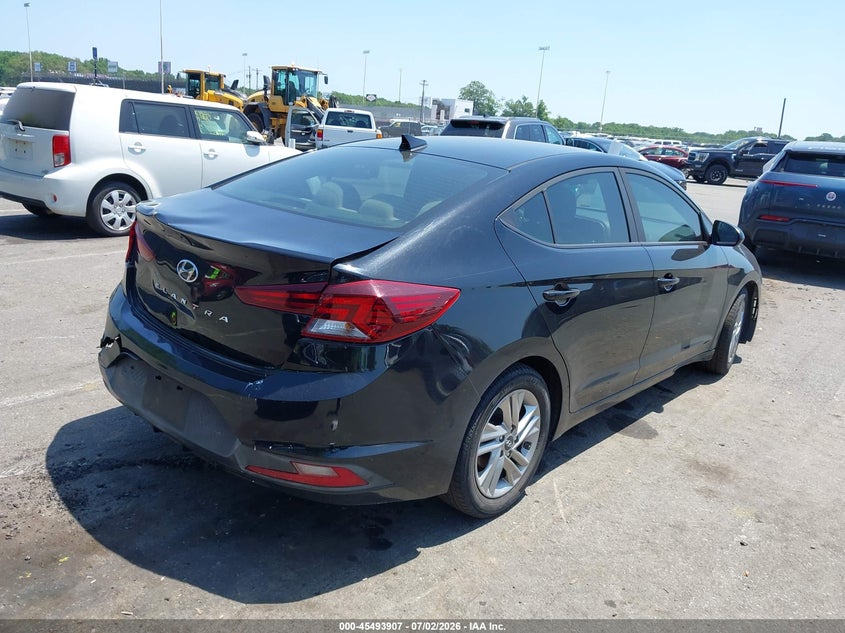 2019 Hyundai Elantra VIN KMHD84LF4KU863621 IAAI salvage auction — REAR END, Salvage (Arizona), sold $3,700 on 2026-07-20 (photo 4)