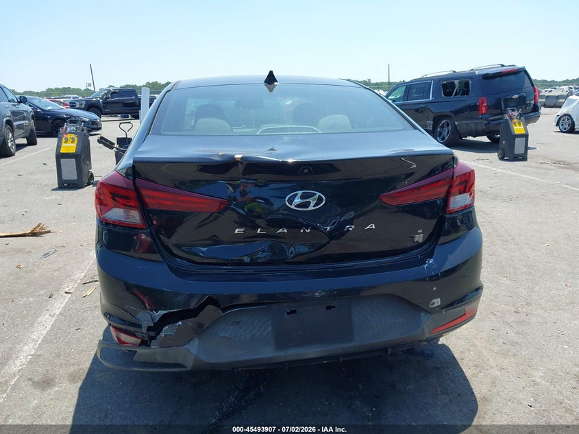 2019 Hyundai Elantra VIN KMHD84LF4KU863621 IAAI salvage auction — REAR END, Salvage (Arizona), sold $3,700 on 2026-07-20 (photo 6)
