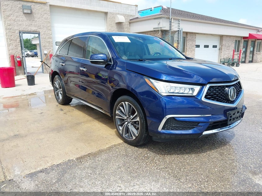 2020 Acura Mdx VIN 5J8YD4H51LL037500 IAAI salvage auction — NORMAL WEAR, Clear-Endorsement (Wisconsin), sold $14,300 on 2026-07-28 (photo 1)