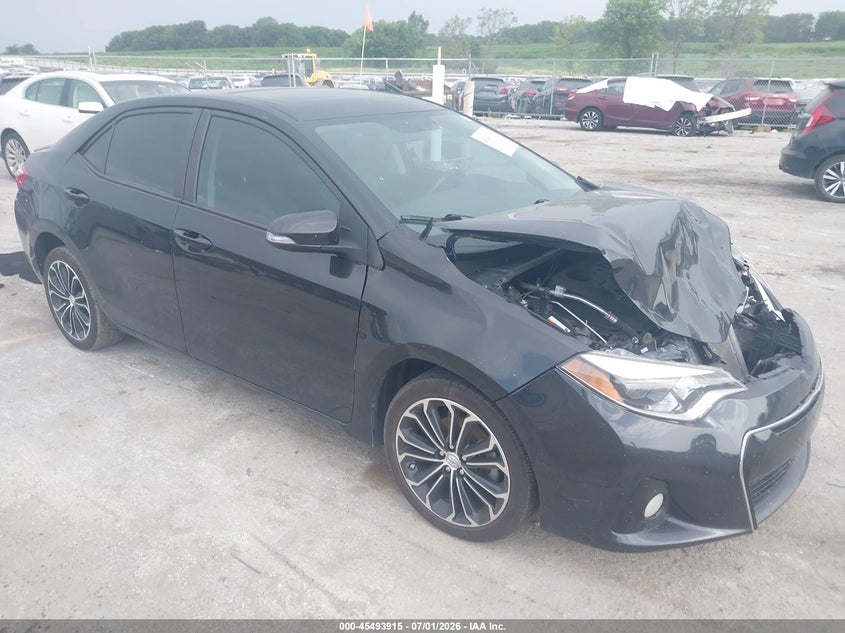 2015 Toyota Corolla VIN 5YFBURHE4FP335729 IAAI salvage auction — FRONT END, Salvage Title, sold $1,900 on 2026-07-31 (photo 1)