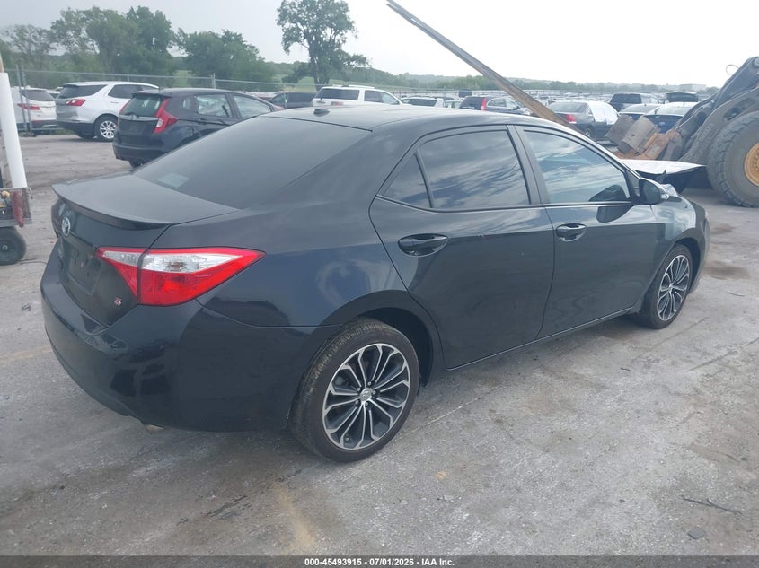 2015 Toyota Corolla VIN 5YFBURHE4FP335729 IAAI salvage auction — FRONT END, Salvage Title, sold $1,900 on 2026-07-31 (photo 4)