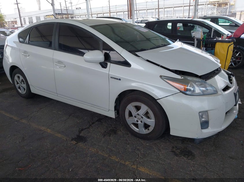 2010 Toyota Prius VIN JTDKN3DU9A0202989 IAAI salvage auction — FRONT END, Salvage (California), sold $750 on 2026-07-21 (photo 1)