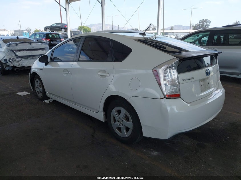 2010 Toyota Prius VIN JTDKN3DU9A0202989 IAAI salvage auction — FRONT END, Salvage (California), sold $750 on 2026-07-21 (photo 3)