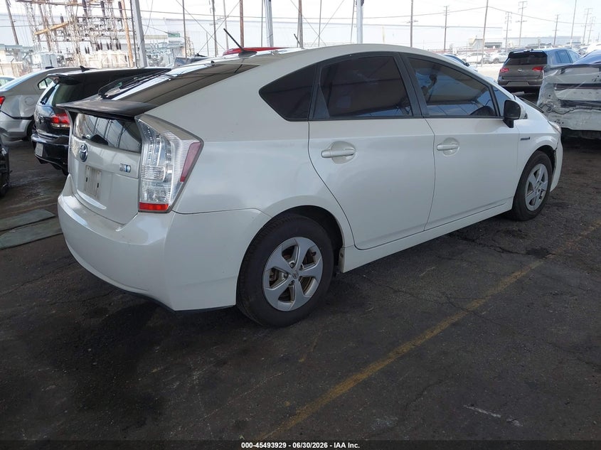 2010 Toyota Prius VIN JTDKN3DU9A0202989 IAAI salvage auction — FRONT END, Salvage (California), sold $750 on 2026-07-21 (photo 4)