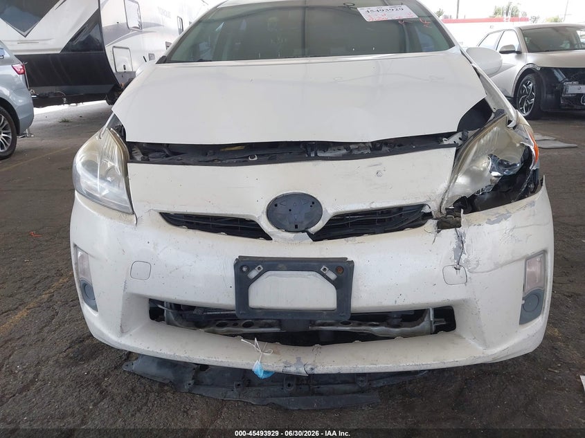 2010 Toyota Prius VIN JTDKN3DU9A0202989 IAAI salvage auction — FRONT END, Salvage (California), sold $750 on 2026-07-21 (photo 6)