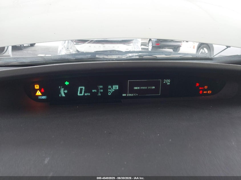 2010 Toyota Prius VIN JTDKN3DU9A0202989 IAAI salvage auction — FRONT END, Salvage (California), sold $750 on 2026-07-21 (photo 7)