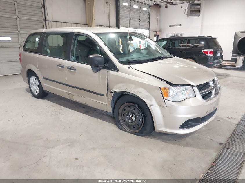 2015 Dodge Caravan VIN 2C4RDGBG0FR688496 IAAI salvage auction — RIGHT FRONT, Salvage (North Carolina), sold $1,900 on 2026-07-09 (photo 1)