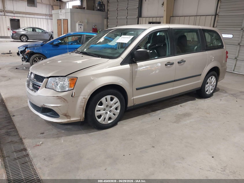 2015 Dodge Caravan VIN 2C4RDGBG0FR688496 IAAI salvage auction — RIGHT FRONT, Salvage (North Carolina), sold $1,900 on 2026-07-09 (photo 2)