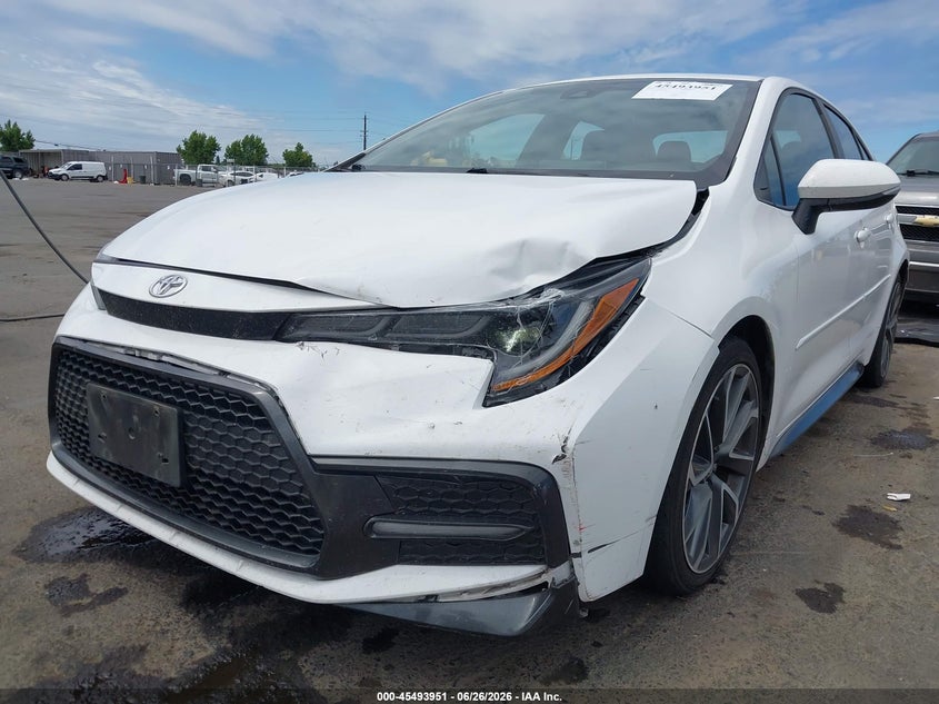 2021 Toyota Corolla VIN 5YFS4MCE1MP062403 IAAI salvage auction — LEFT FRONT, Salvage (California), sold $7,900 on 2026-08-01 (photo 6)
