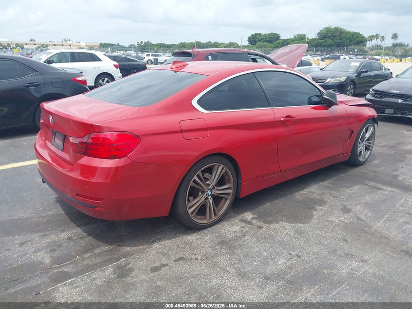 2016 BMW 4er VIN WBA3N7C54GK227167 IAAI salvage auction — FRONT END, Wait Title, sold $25 on 2026-08-08 (photo 4)