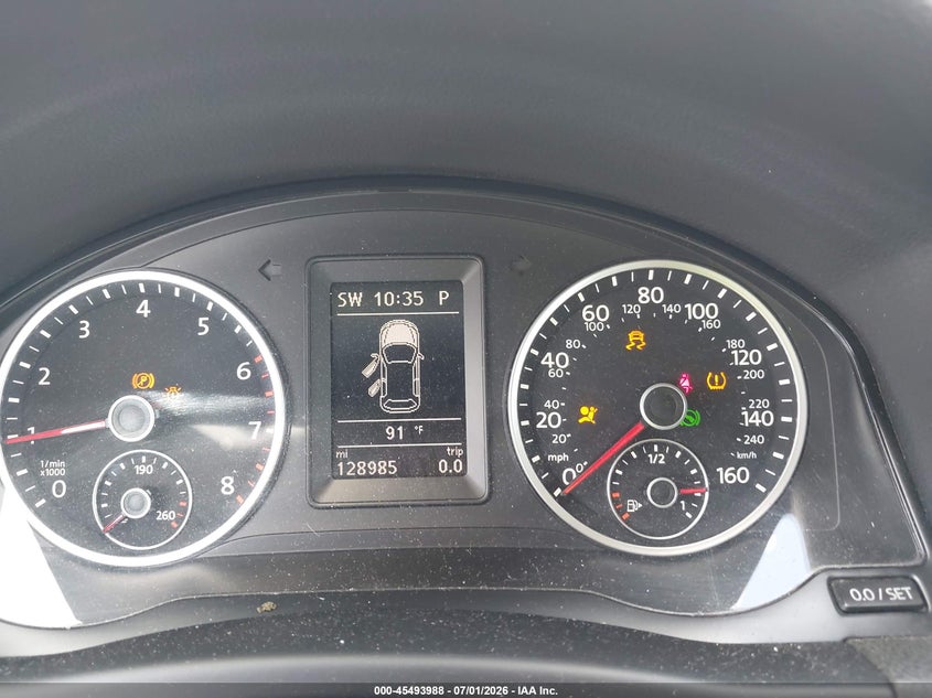 2014 Volkswagen Tiguan VIN WVGAV3AX4EW596748 IAAI salvage auction — LEFT REAR, Salvage (Texas), sold $1,425 on 2026-08-04 (photo 7)