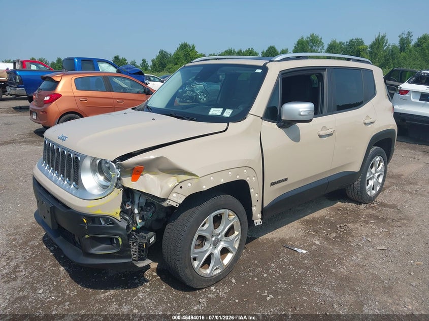 2016 Jeep Renegade VIN ZACCJBDT4GPC52221 IAAI salvage auction — LEFT FRONT, Mv-907A (New York), sold $1,900 on 2026-07-09 (photo 2)