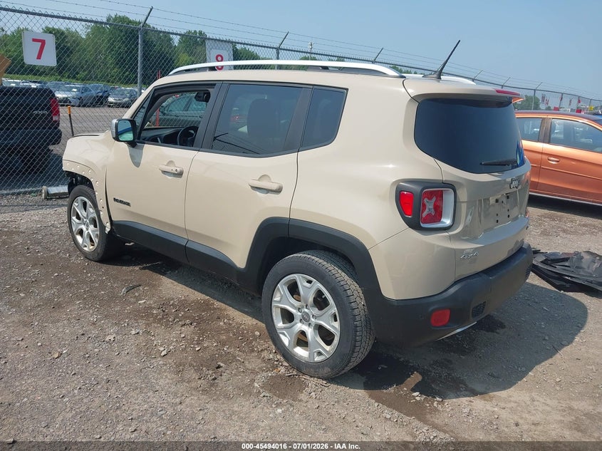 2016 Jeep Renegade VIN ZACCJBDT4GPC52221 IAAI salvage auction — LEFT FRONT, Mv-907A (New York), sold $1,900 on 2026-07-09 (photo 3)