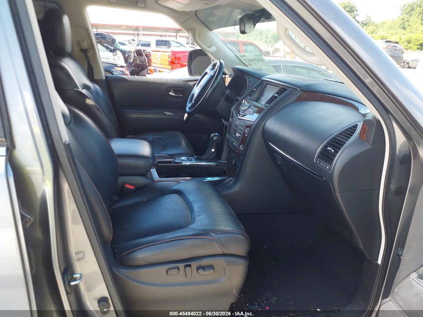 2018 Nissan Armada VIN JN8AY2ND8J9057861 IAAI salvage auction — FRONT END, Salvage (Louisiana), sold $6,750 on 2026-07-28 (photo 5)