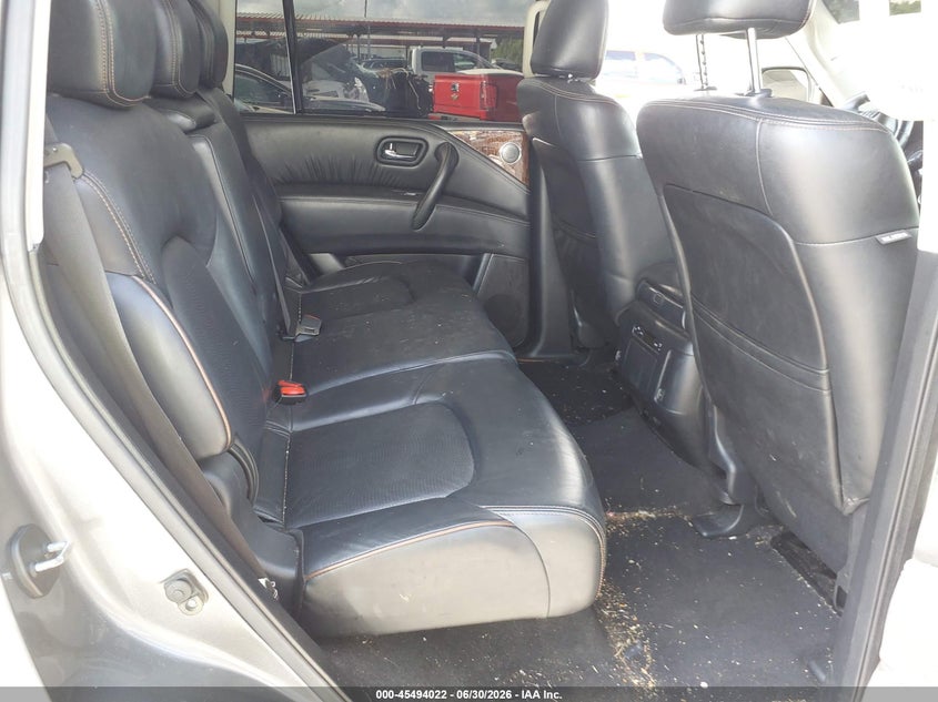 2018 Nissan Armada VIN JN8AY2ND8J9057861 IAAI salvage auction — FRONT END, Salvage (Louisiana), sold $6,750 on 2026-07-28 (photo 8)