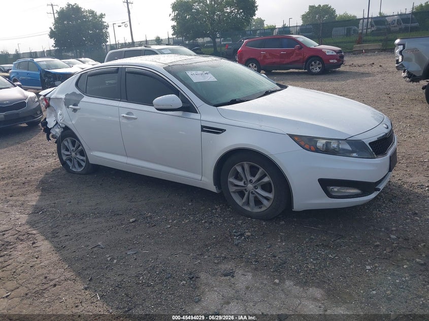 2013 Kia Optima VIN 5XXGN4A78DG137081 IAAI salvage auction — REAR END, Salvage (Pennsylvania), sold $500 on 2026-07-12 (photo 1)