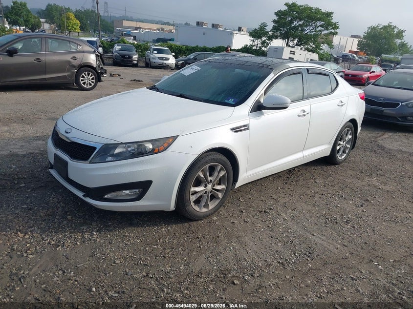 2013 Kia Optima VIN 5XXGN4A78DG137081 IAAI salvage auction — REAR END, Salvage (Pennsylvania), sold $500 on 2026-07-12 (photo 2)