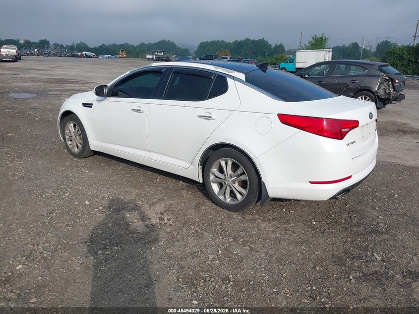2013 Kia Optima VIN 5XXGN4A78DG137081 IAAI salvage auction — REAR END, Salvage (Pennsylvania), sold $500 on 2026-07-12 (photo 3)