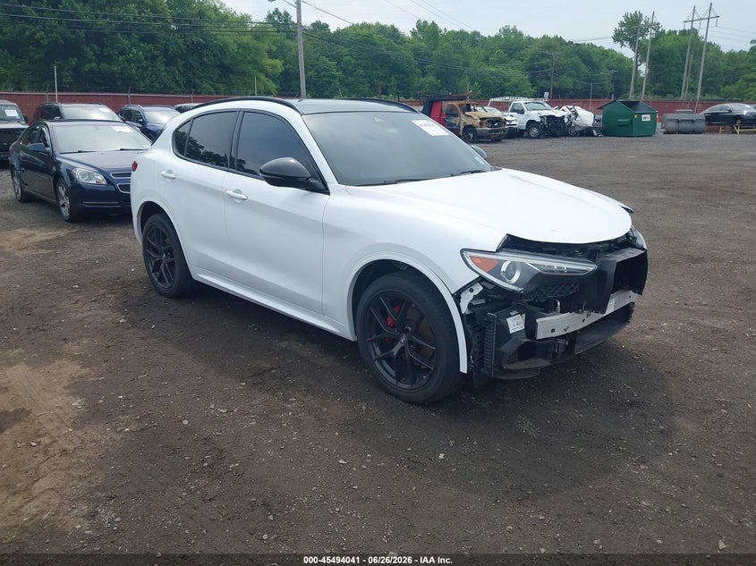 2021 Alfa romeo Stelvio VIN ZASPAKBN0M7D13652 — IAAI salvage auction photo