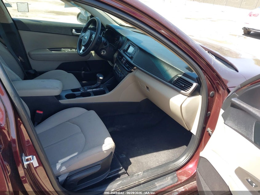 2016 Kia Optima VIN 5XXGT4L37GG109745 IAAI salvage auction — REAR END, Salvage (California), sold $1,575 on 2026-07-20 (photo 5)