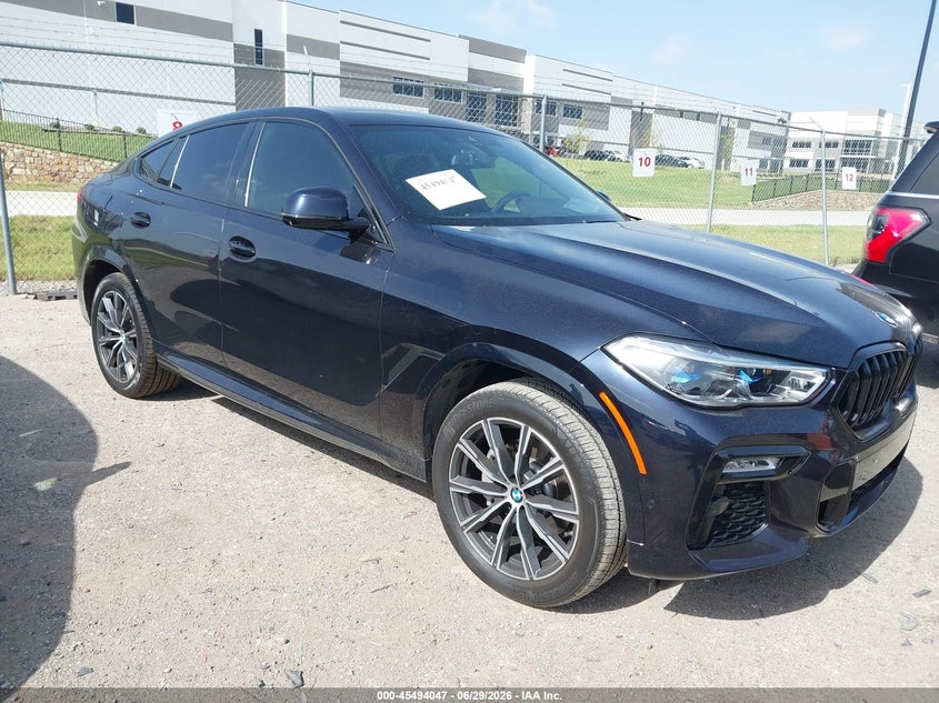 2020 BMW X6 VIN 5UXCY4C07L9B65800 IAAI salvage auction — Exterior Burn, Salvage, sold $30,000 on 2026-08-25 (photo 1)