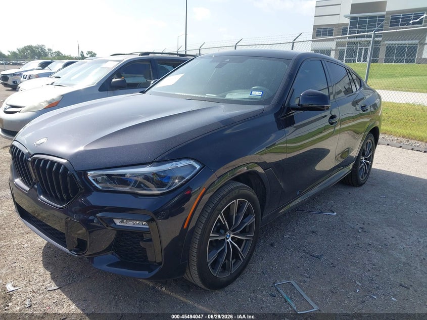 2020 BMW X6 VIN 5UXCY4C07L9B65800 IAAI salvage auction — Exterior Burn, Salvage, sold $30,000 on 2026-08-25 (photo 2)