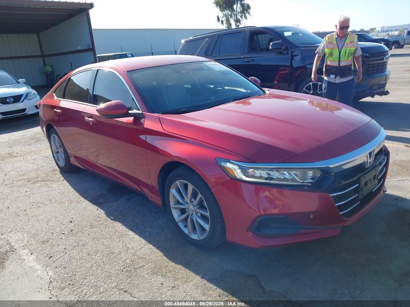 2021 Honda Accord VIN 1HGCV1F18MA103639 — IAAI salvage auction photo