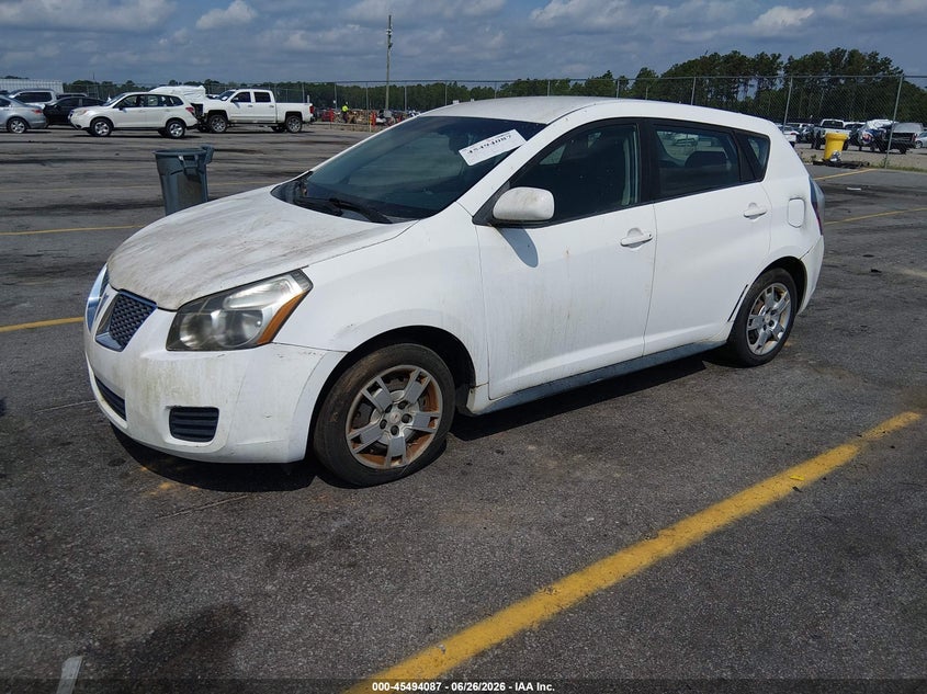 2010 Pontiac Vibe VIN 5Y2SP6E07AZ414518 IAAI salvage auction — NORMAL WEAR, Clear (South Carolina), sold $275 on 2026-07-29 (photo 2)