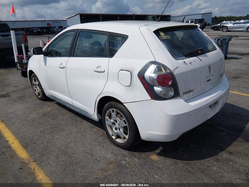 2010 Pontiac Vibe VIN 5Y2SP6E07AZ414518 IAAI salvage auction — NORMAL WEAR, Clear (South Carolina), sold $275 on 2026-07-29 (photo 3)