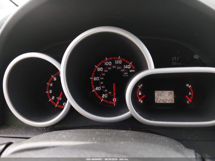 2010 Pontiac Vibe VIN 5Y2SP6E07AZ414518 IAAI salvage auction — NORMAL WEAR, Clear (South Carolina), sold $275 on 2026-07-29 (photo 7)