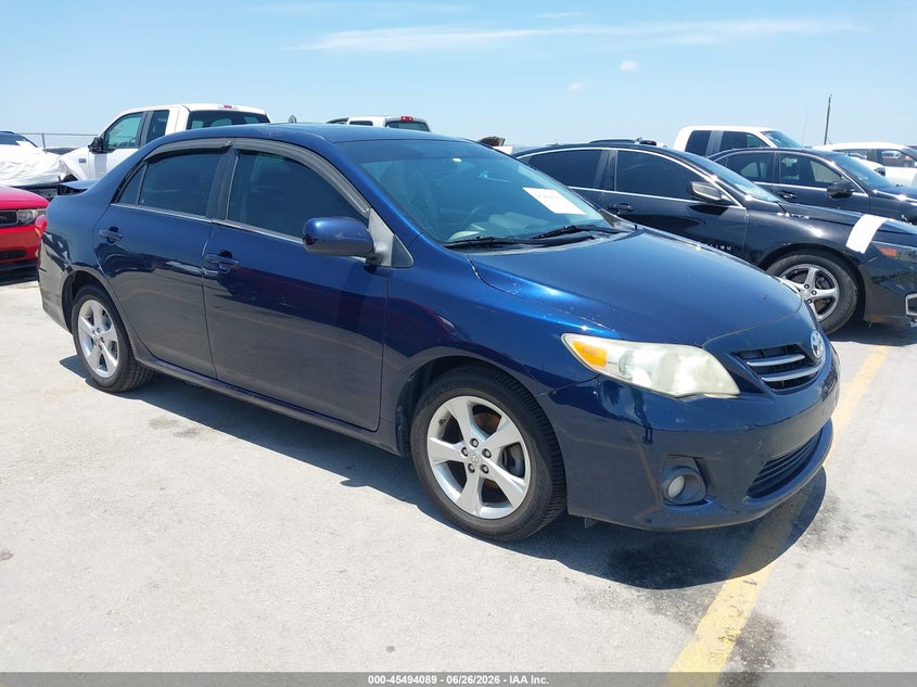 2013 Toyota Corolla VIN 5YFBU4EE5DP155129 IAAI salvage auction — REAR END, Original (Texas), sold $1,650 on 2026-07-30 (photo 1)