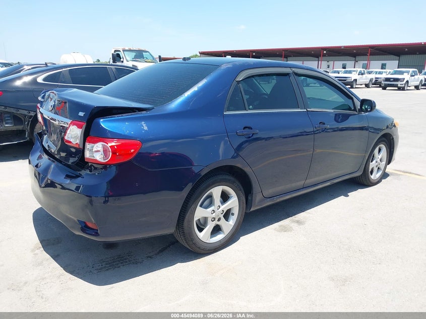 2013 Toyota Corolla VIN 5YFBU4EE5DP155129 IAAI salvage auction — REAR END, Original (Texas), sold $1,650 on 2026-07-30 (photo 4)
