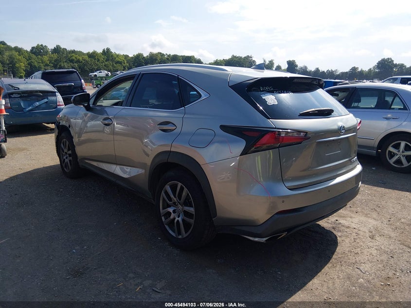 2016 Lexus Nx VIN JTJBARBZ0G2094933 IAAI salvage auction — SIDE, Salvage (Tennessee), sold $5,700 on 2026-07-22 (photo 3)