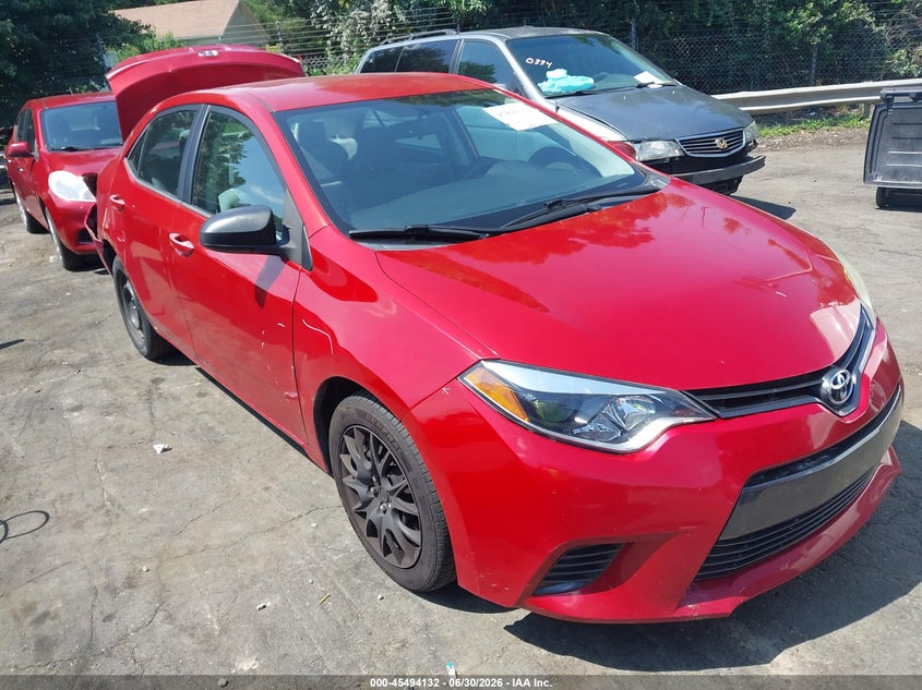 2015 Toyota Corolla VIN 5YFBURHE8FP267970 IAAI salvage auction — REAR END, Salvage (North Carolina), sold $3,950 on 2026-07-16 (photo 1)