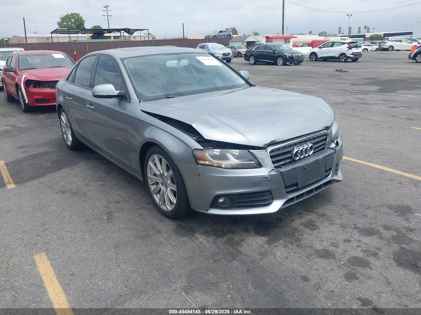 2010 Audi A4 VIN WAUAFAFL9AN069734 IAAI salvage auction — FRONT END, Salvage (California), sold $950 on 2026-07-20 (photo 1)