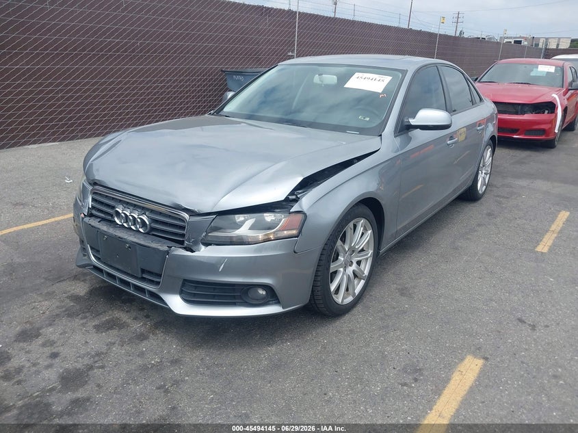 2010 Audi A4 VIN WAUAFAFL9AN069734 IAAI salvage auction — FRONT END, Salvage (California), sold $950 on 2026-07-20 (photo 2)