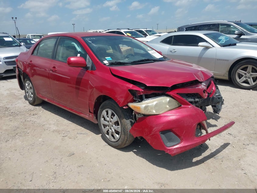 2011 Toyota Corolla VIN JTDBU4EEXB9160104 IAAI salvage auction — FRONT & REAR, Salvage (Texas), sold $975 on 2026-07-29 (photo 1)